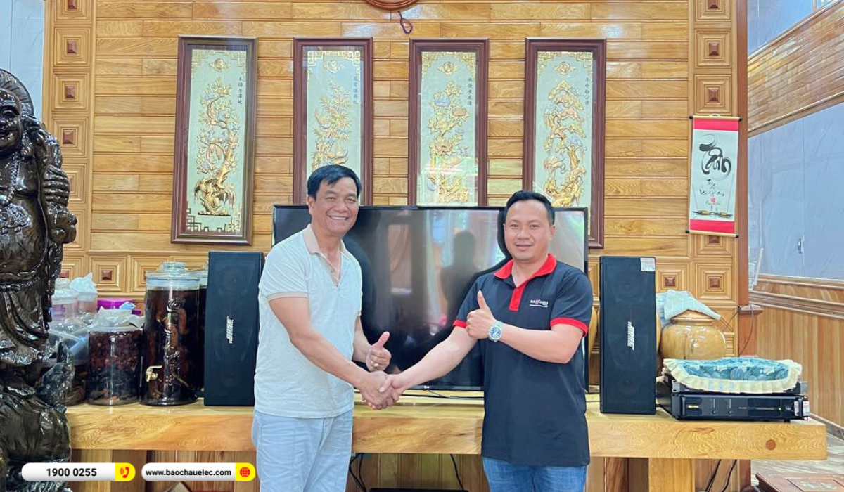 Lắp đặt dàn karaoke Bose hơn 47tr cho anh Khẩn tại Buôn Ma Thuật