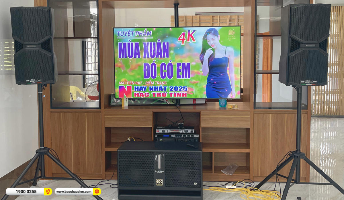 Lắp đặt d&agrave;n karaoke dBTechnologies cho anh Điền tại C&agrave; Mau