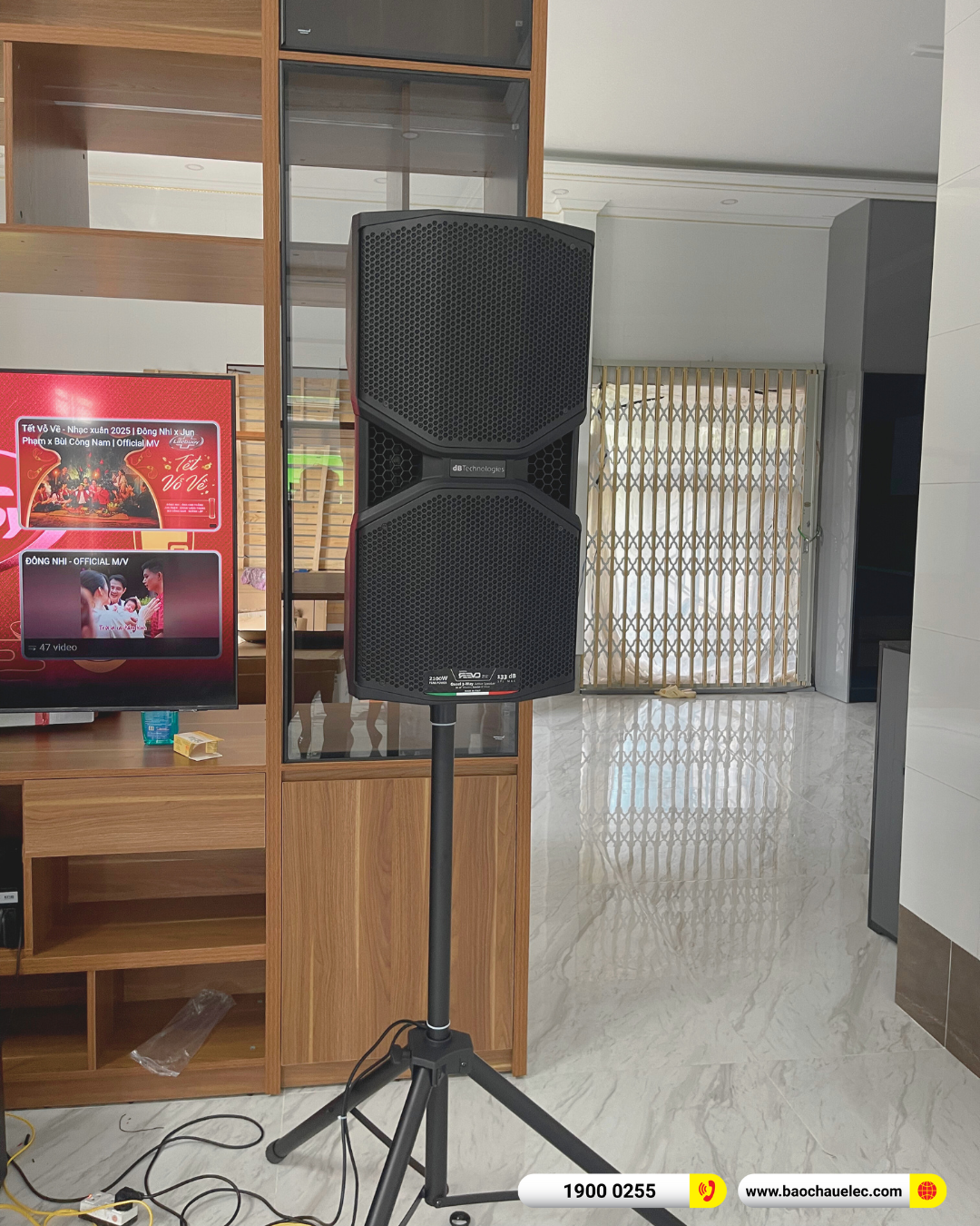 Lắp đặt d&agrave;n karaoke dBTechnologies cho anh Điền tại C&agrave; Mau