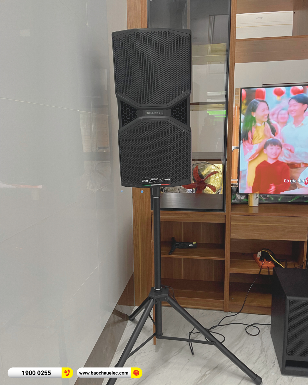 Lắp đặt d&agrave;n karaoke dBTechnologies cho anh Điền tại C&agrave; Mau