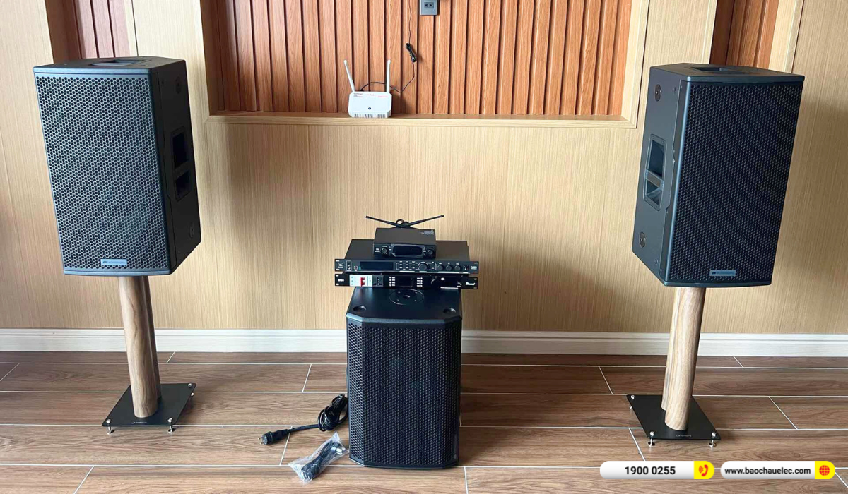 Lắp đặt dàn karaoke dBTechnologies cho anh Đức tại Long An