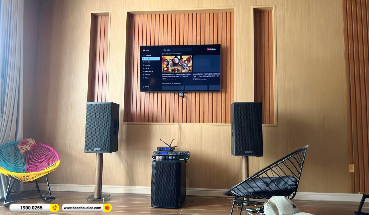 Lắp đặt dàn karaoke dBTechnologies cho anh Đức tại Long An