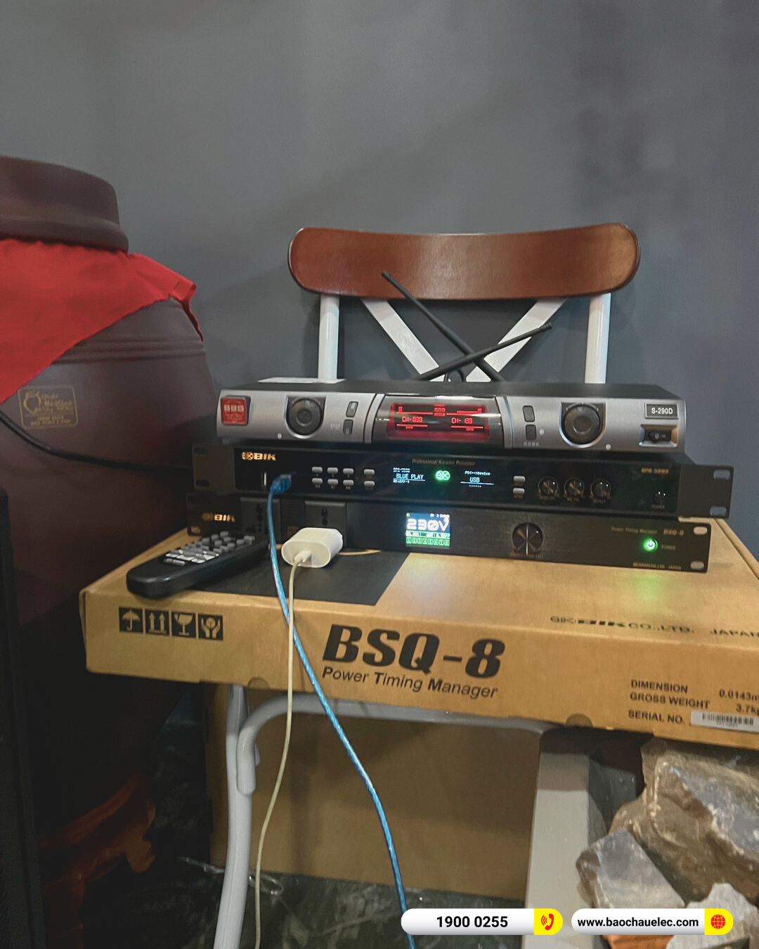 Lắp đặt d&agrave;n karaoke dBTechnologies cho anh H&ugrave;ng tại TP HCM