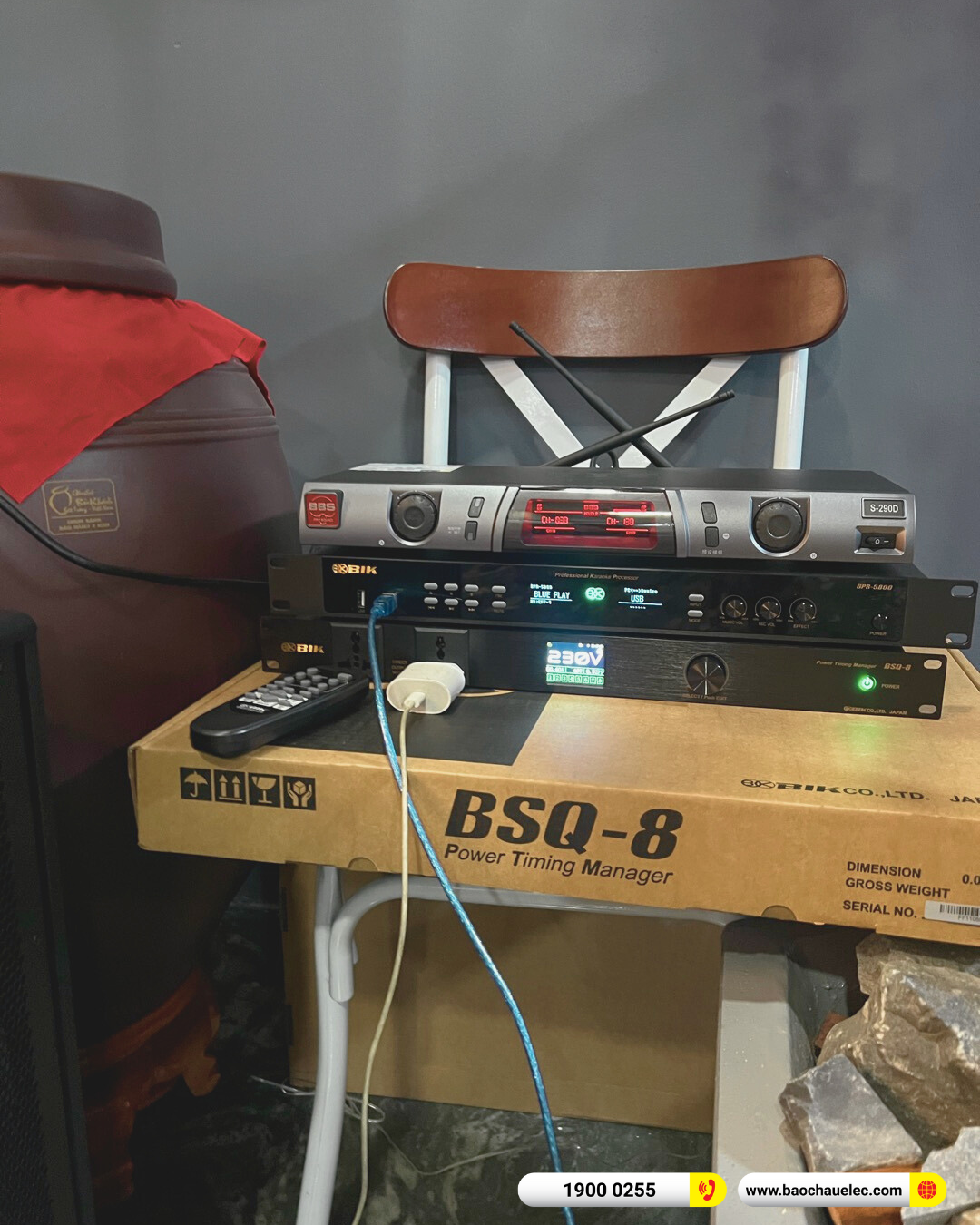 Lắp đặt d&agrave;n karaoke dBTechnologies cho anh H&ugrave;ng tại TP HCM
