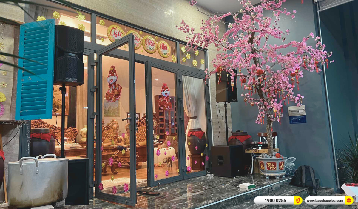 Lắp đặt d&agrave;n karaoke dBTechnologies cho anh H&ugrave;ng tại TP HCM