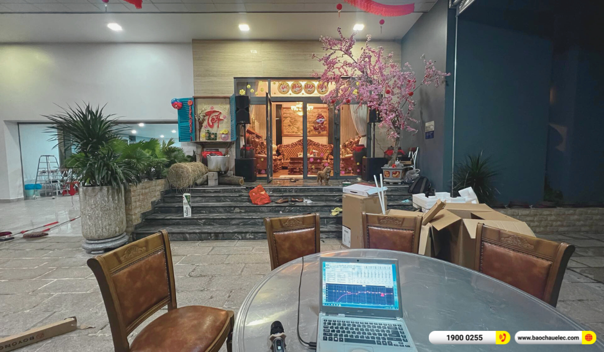 Lắp đặt d&agrave;n karaoke dBTechnologies cho anh H&ugrave;ng tại TP HCM