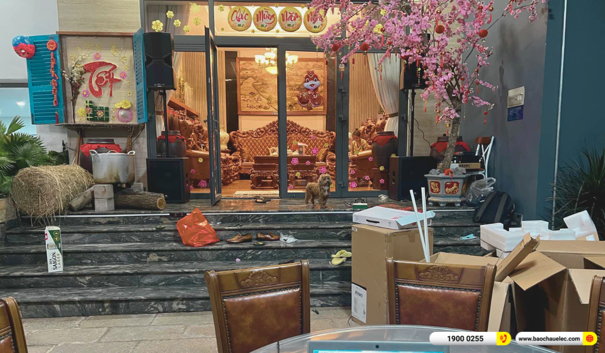 Lắp đặt d&agrave;n karaoke dBTechnologies cho anh H&ugrave;ng tại TP HCM