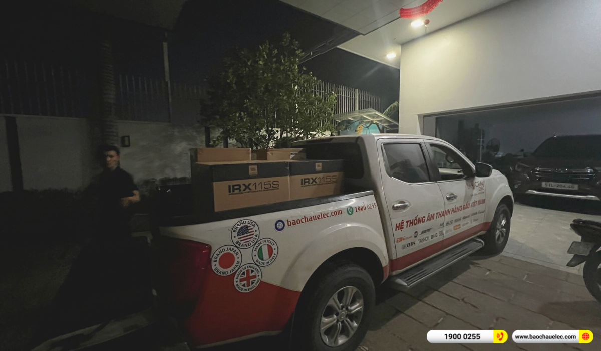 Lắp đặt d&agrave;n karaoke dBTechnologies cho anh H&ugrave;ng tại TP HCM
