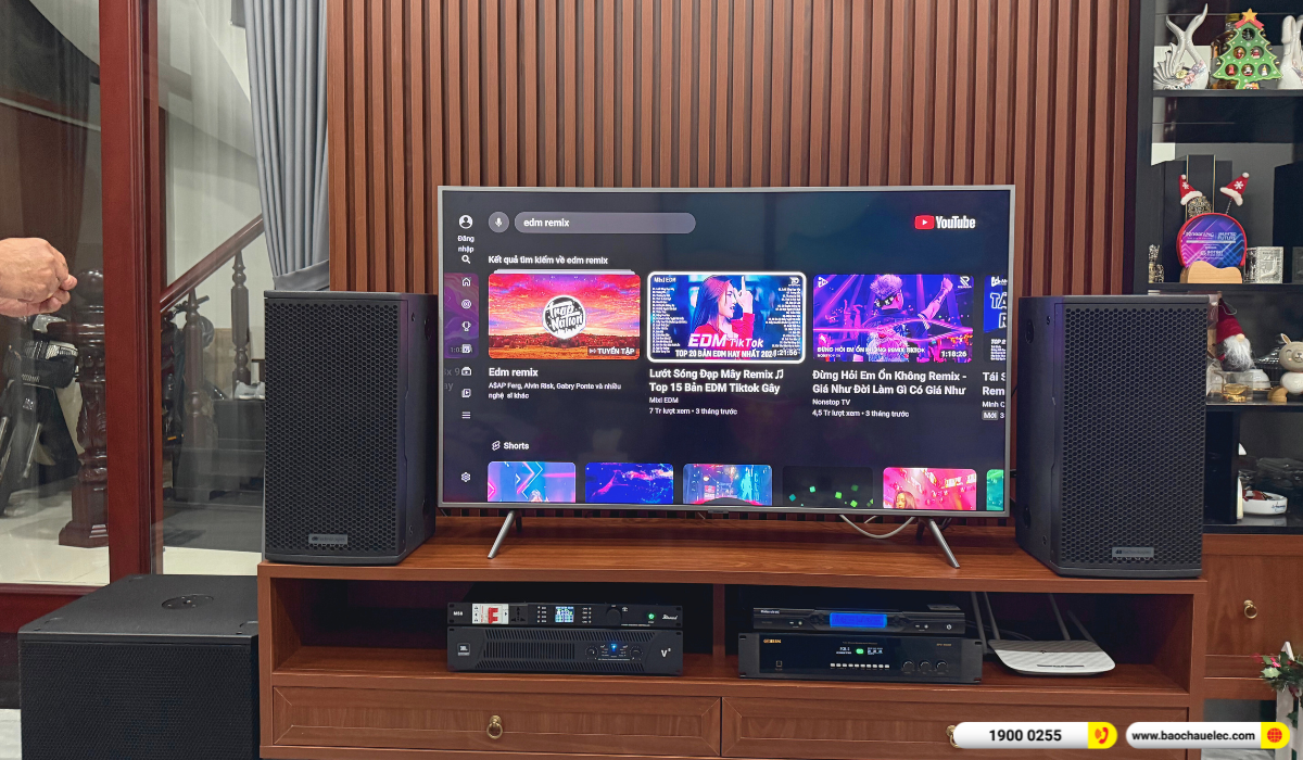 Lắp đặt d&agrave;n karaoke dBTechnologies cho anh Huy tại TP HCM