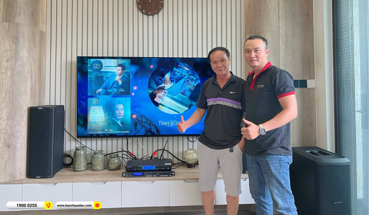 Lắp đặt d&agrave;n karaoke dBTechnologies cho anh T&uacute; tại Thủ Đức
