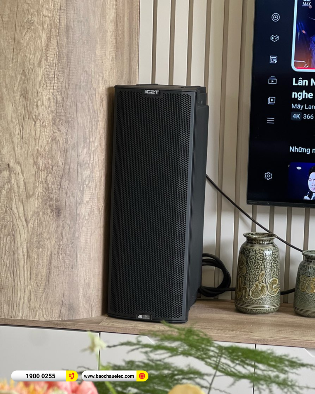 Lắp đặt d&agrave;n karaoke dBTechnologies cho anh T&uacute; tại Thủ Đức