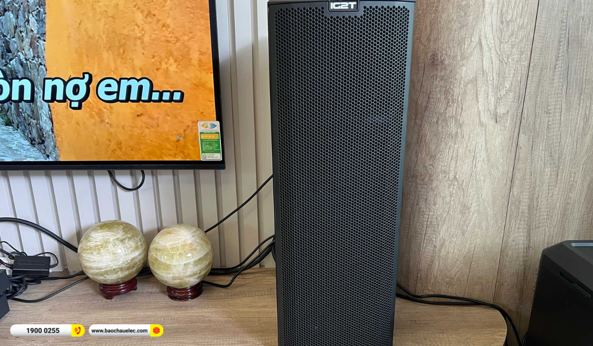 Lắp đặt d&agrave;n karaoke dBTechnologies cho anh T&uacute; tại Thủ Đức
