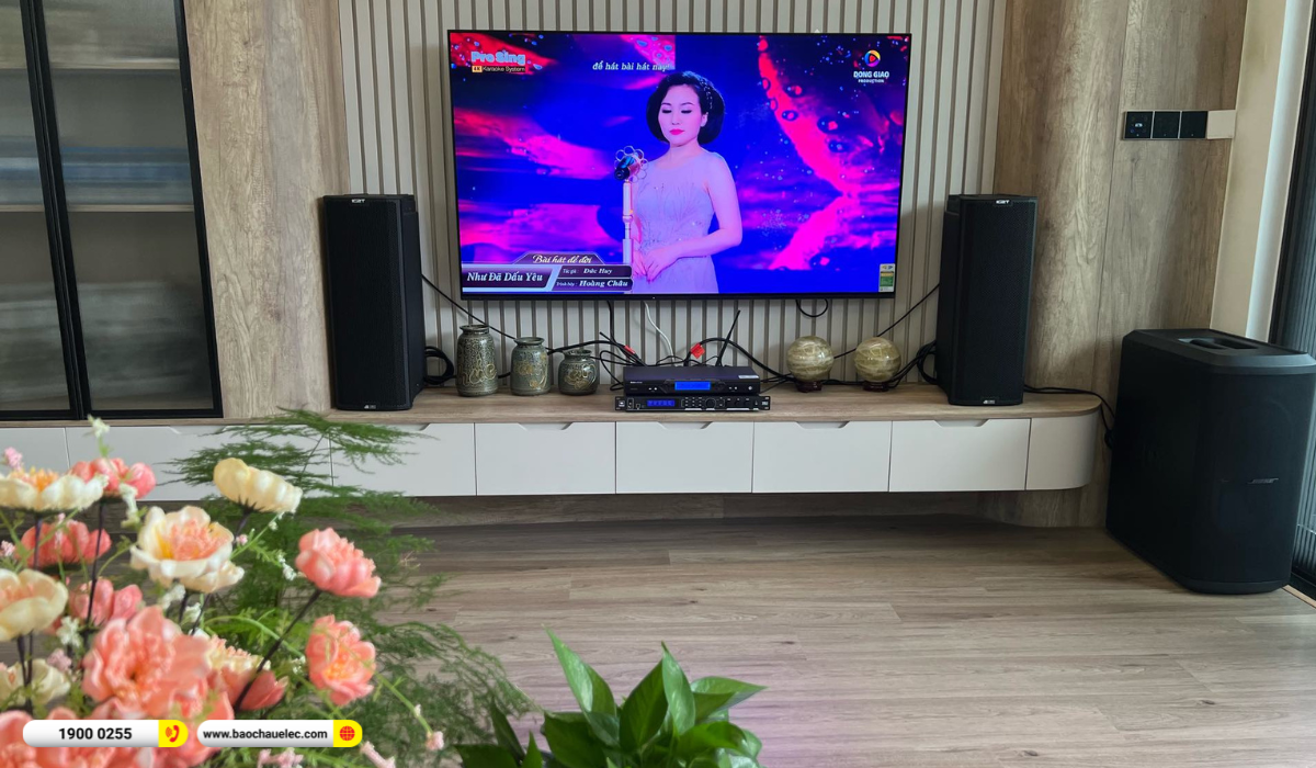 Lắp đặt d&agrave;n karaoke dBTechnologies cho anh T&uacute; tại Thủ Đức