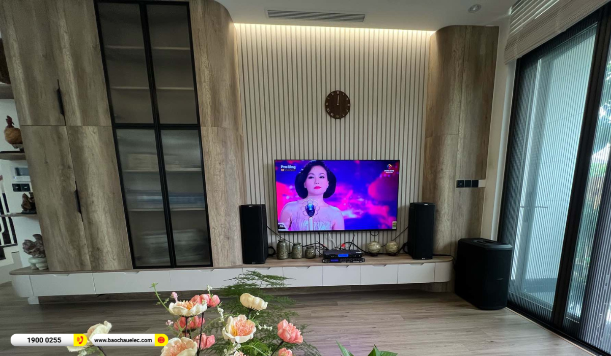 Lắp đặt d&agrave;n karaoke dBTechnologies cho anh T&uacute; tại Thủ Đức