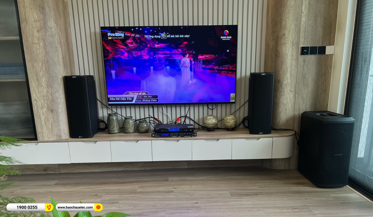 Lắp đặt d&agrave;n karaoke dBTechnologies cho anh T&uacute; tại Thủ Đức