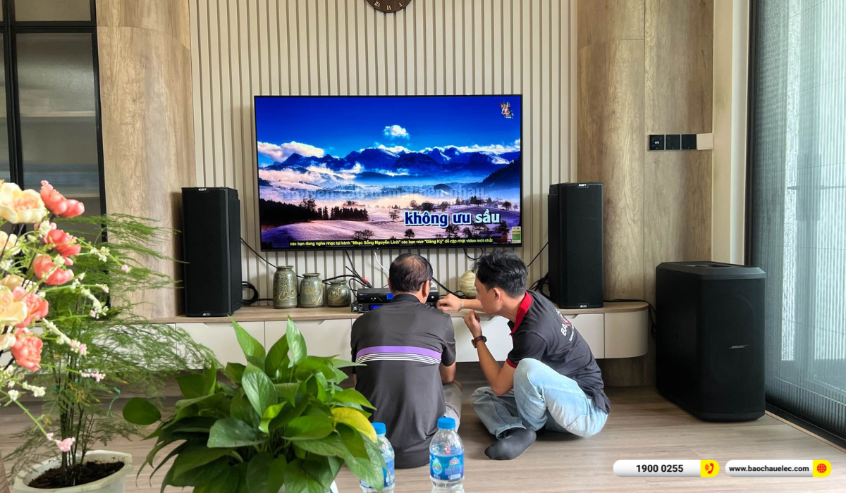 Lắp đặt d&agrave;n karaoke dBTechnologies cho anh T&uacute; tại Thủ Đức