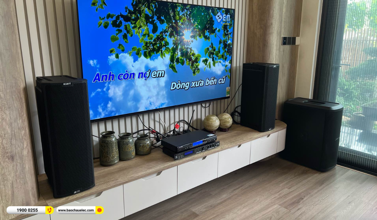 Lắp đặt d&agrave;n karaoke dBTechnologies cho anh T&uacute; tại Thủ Đức