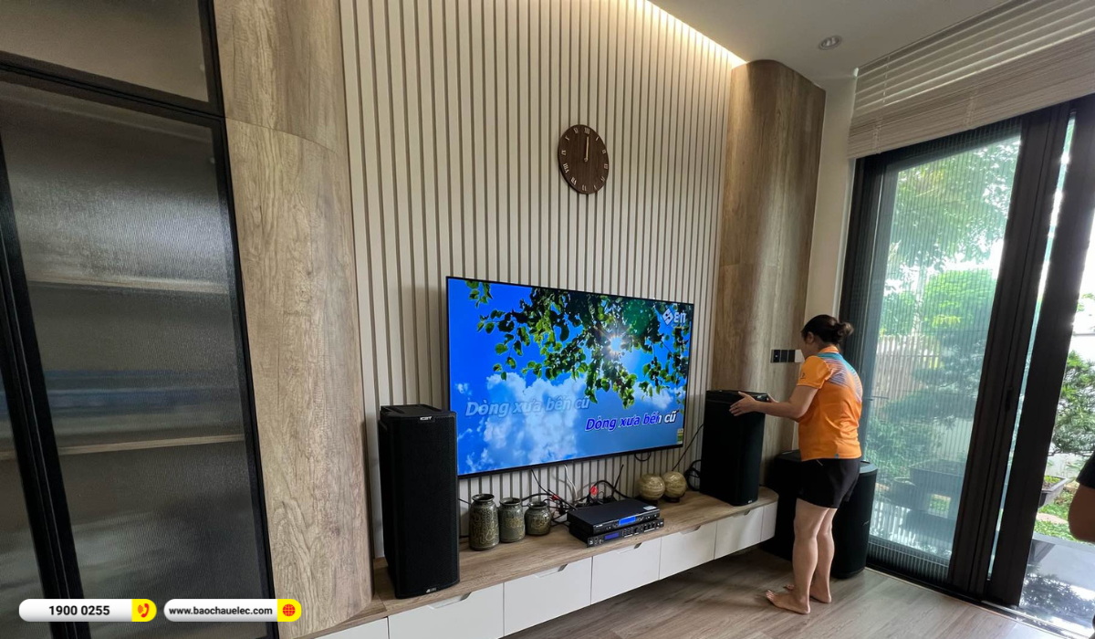 Lắp đặt d&agrave;n karaoke dBTechnologies cho anh T&uacute; tại Thủ Đức