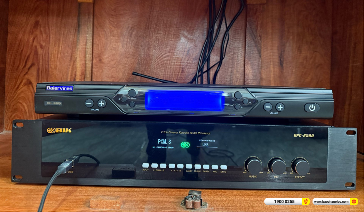 Lắp đặt d&agrave;n karaoke dBTechnologies cho chị Mơ tại TP HCM
