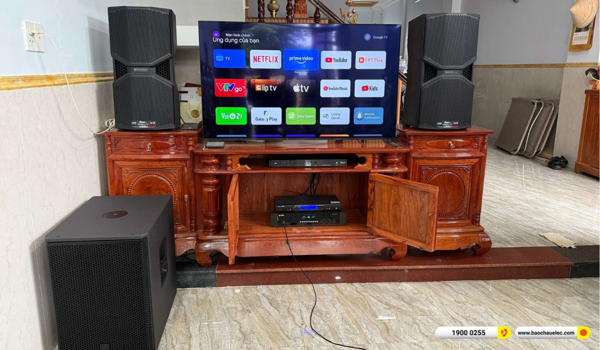 Lắp đặt d&agrave;n karaoke dBTechnologies cho chị Mơ tại TP HCM