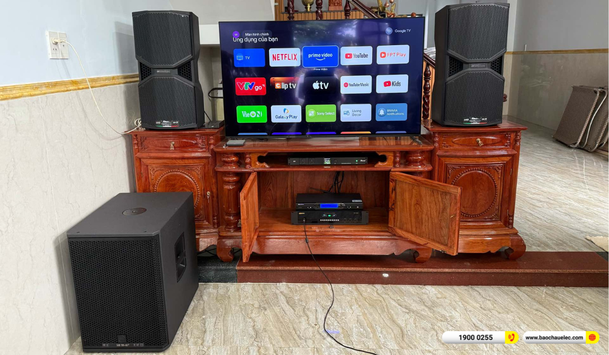 Lắp đặt d&agrave;n karaoke dBTechnologies cho chị Mơ tại TP HCM