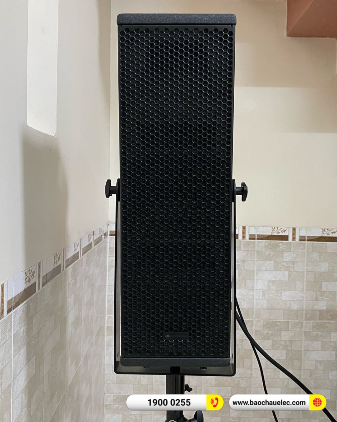 Lắp đặt d&agrave;n karaoke DBTechnologies gần 345tr cho ch&uacute; Thạch tại Đồng Nai