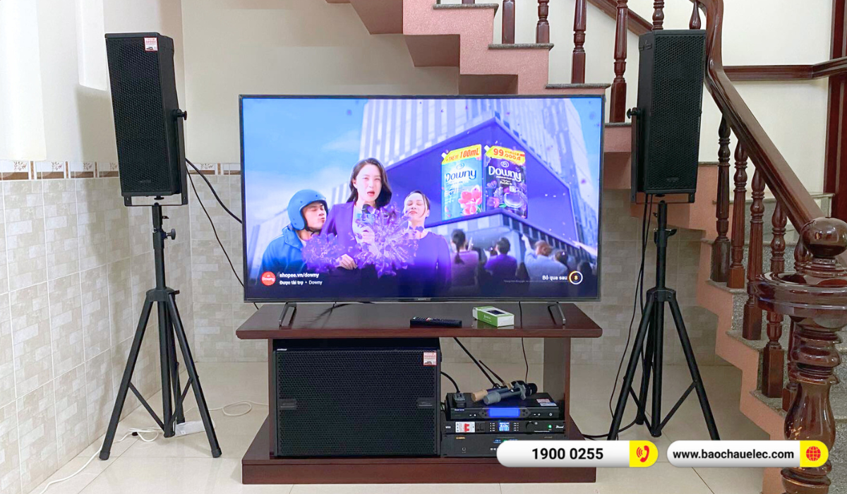 Lắp đặt d&agrave;n karaoke DBTechnologies gần 345tr cho ch&uacute; Thạch tại Đồng Nai
