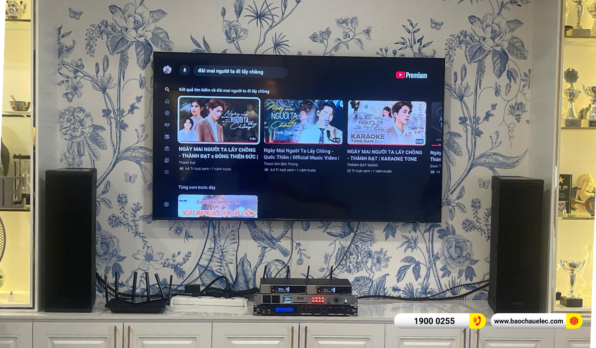 Lắp đặt d&agrave;n karaoke dBTechnologies hơn 208tr cho anh H&ugrave;ng tại TP HCM