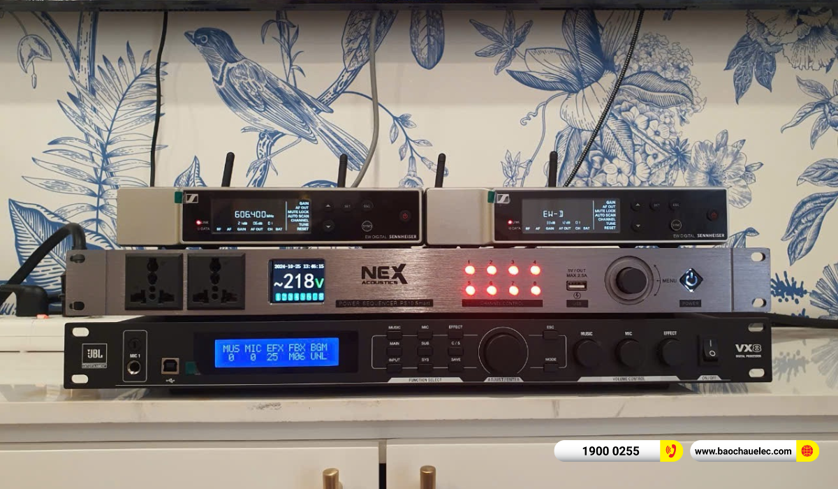 Lắp đặt d&agrave;n karaoke dBTechnologies hơn 208tr cho anh H&ugrave;ng tại TP HCM
