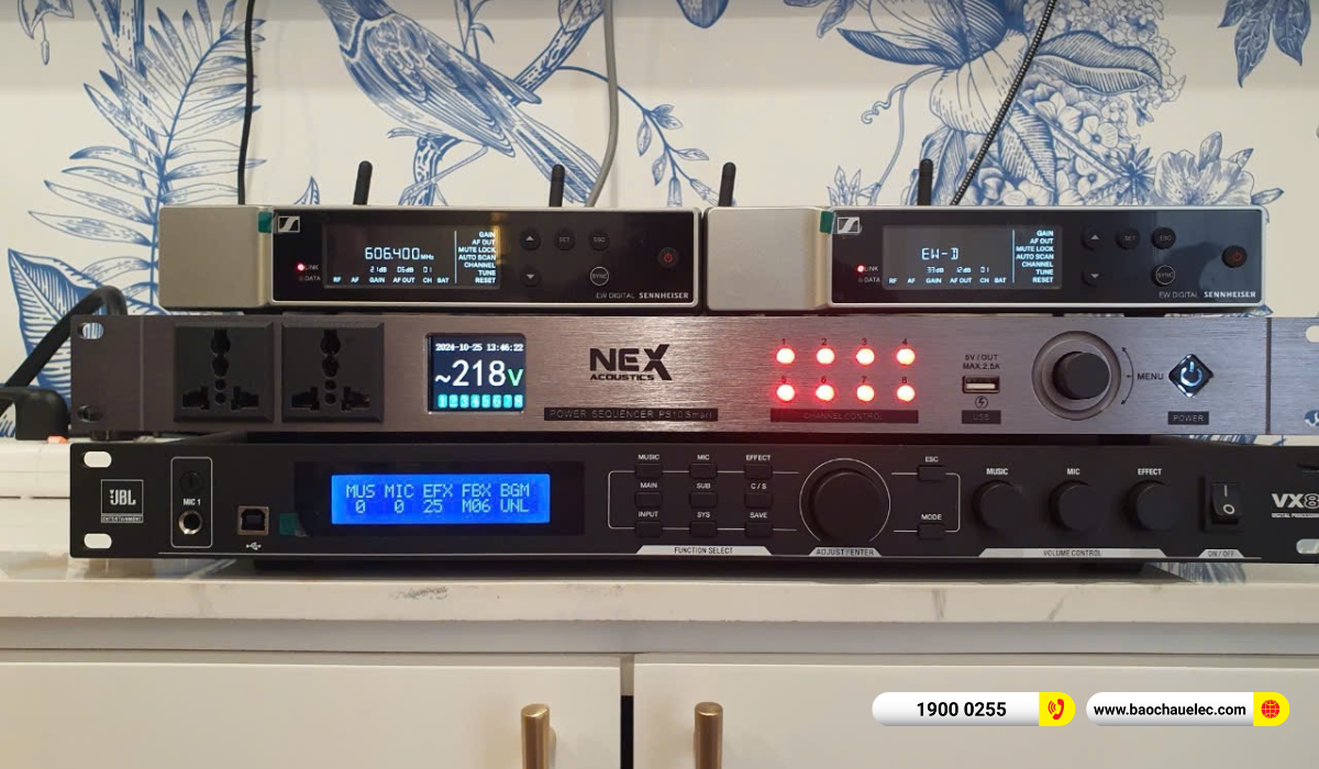 Lắp đặt d&agrave;n karaoke dBTechnologies hơn 208tr cho anh H&ugrave;ng tại TP HCM