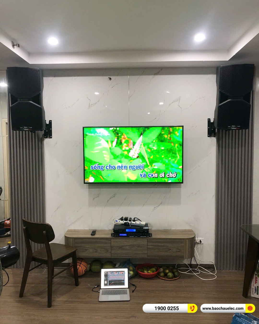 Lắp đặt d&agrave;n karaoke dBTechnologies hơn 91tr cho chị Mai tại H&agrave; Nội