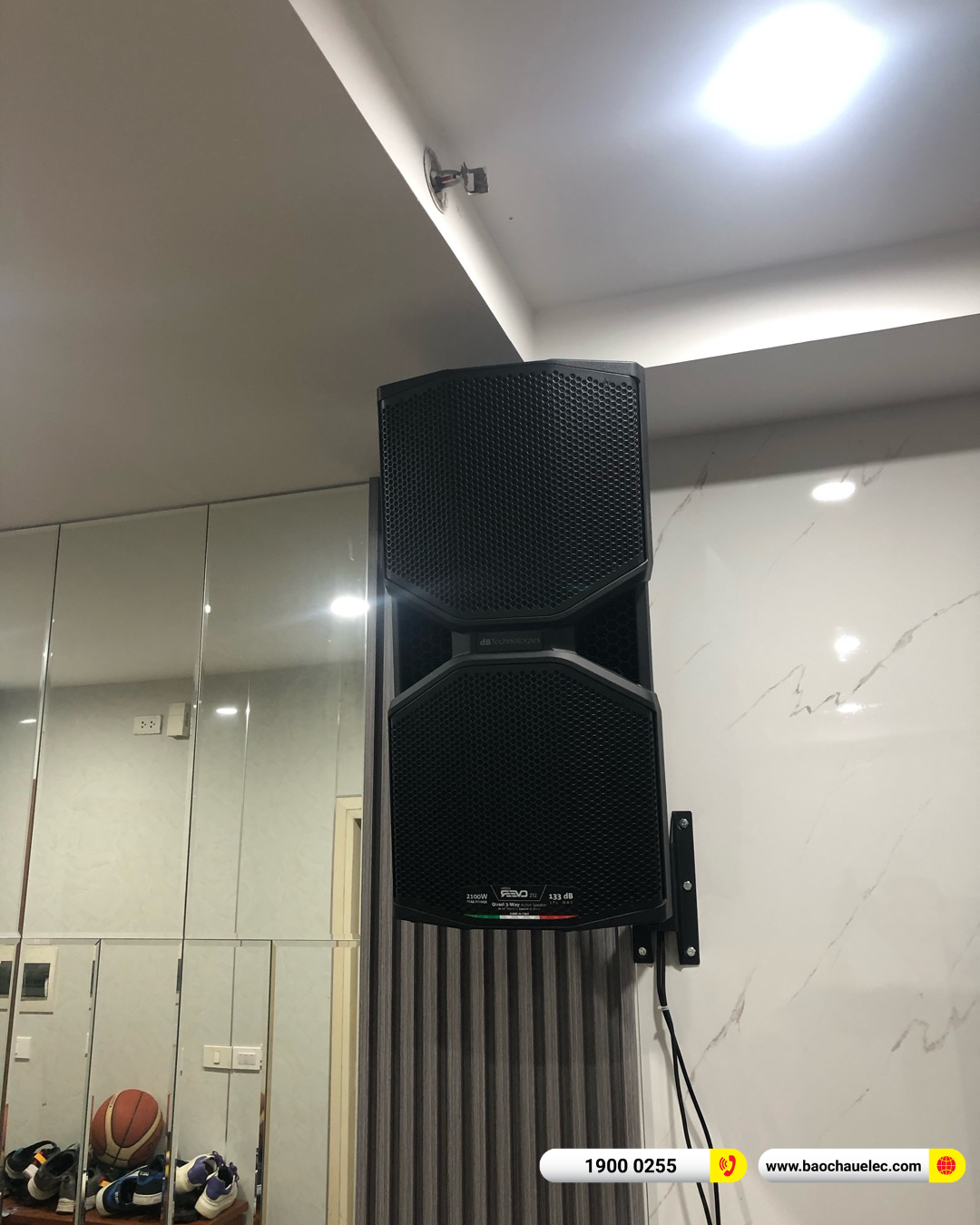Lắp đặt d&agrave;n karaoke dBTechnologies hơn 91tr cho chị Mai tại H&agrave; Nội