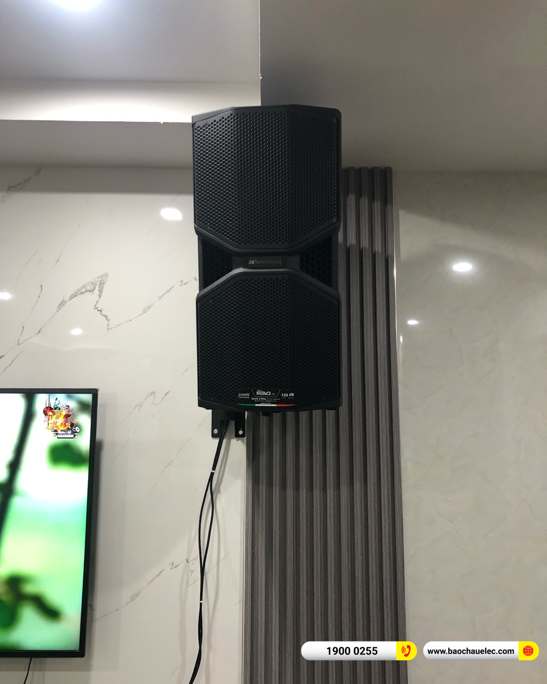 Lắp đặt d&agrave;n karaoke dBTechnologies hơn 91tr cho chị Mai tại H&agrave; Nội