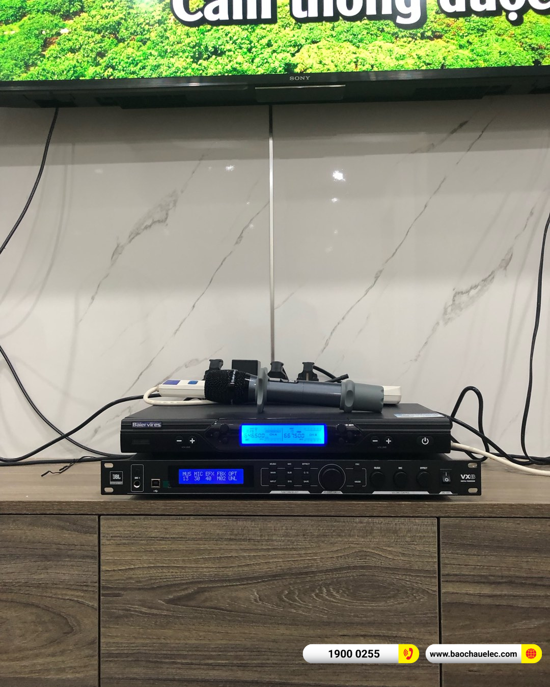 Lắp đặt d&agrave;n karaoke dBTechnologies hơn 91tr cho chị Mai tại H&agrave; Nội