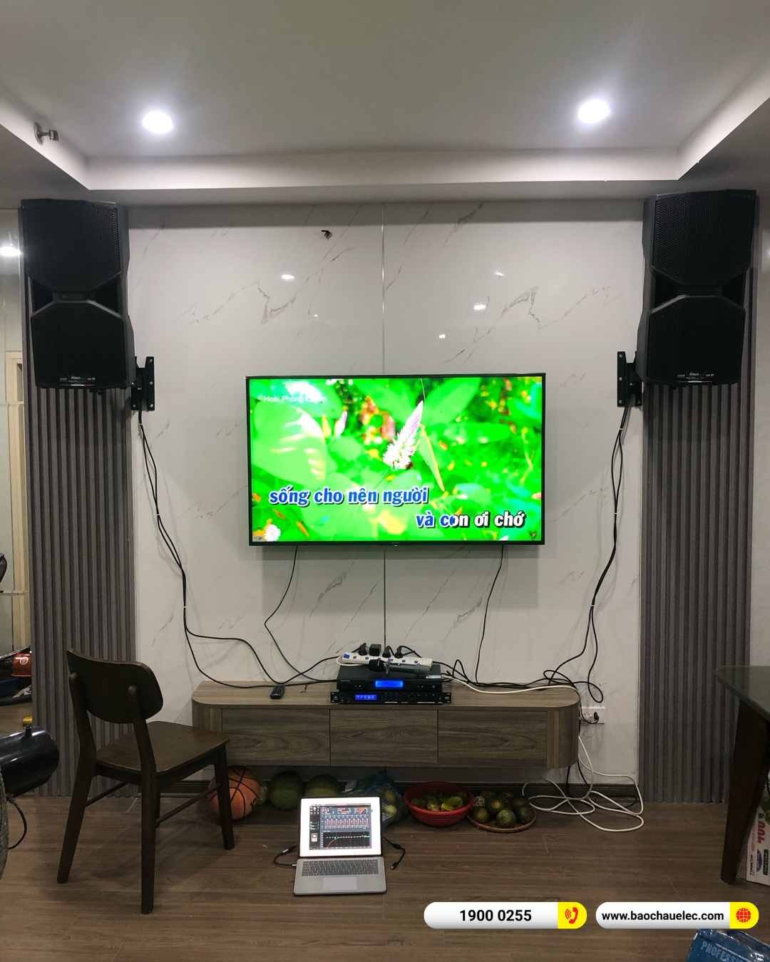 Lắp đặt d&agrave;n karaoke dBTechnologies hơn 91tr cho chị Mai tại H&agrave; Nội