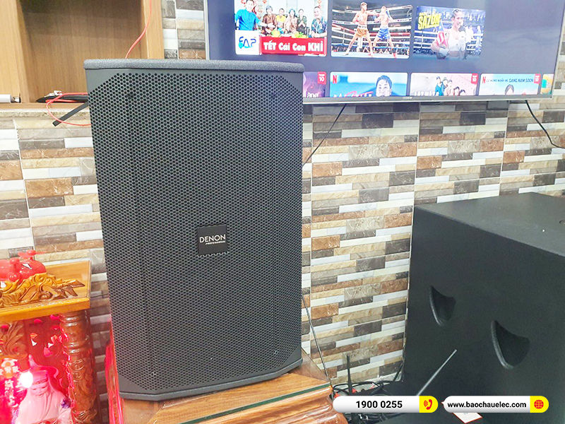 Lắp đặt d&agrave;n karaoke Denon hơn 57tr cho anh Chiến B&igrave;nh Dương