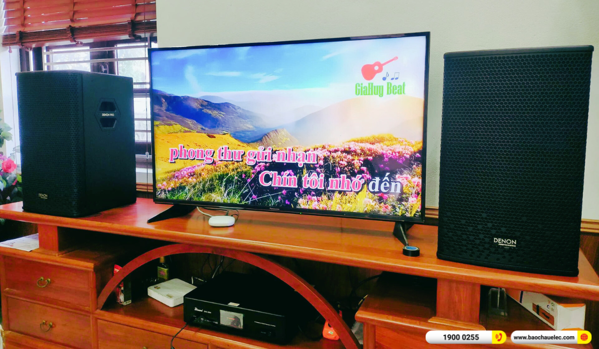 Lắp đặt dàn karaoke Denon gần 24tr cho anh Cương tại Bắc Ninh