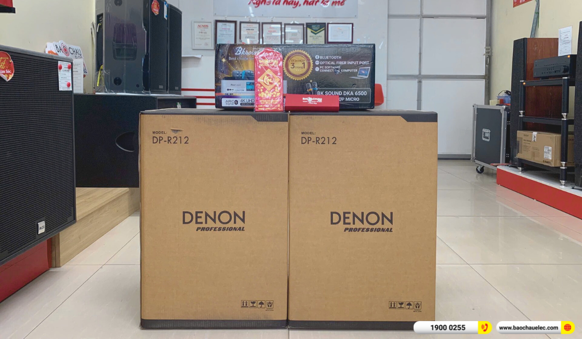 Lắp đặt dàn karaoke Denon gần 24tr cho anh Cương tại Bắc Ninh