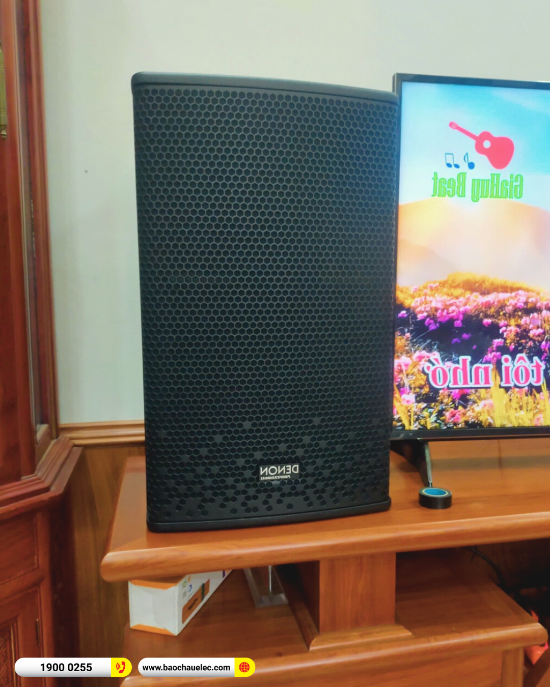 Lắp đặt dàn karaoke Denon gần 24tr cho anh Cương tại Bắc Ninh