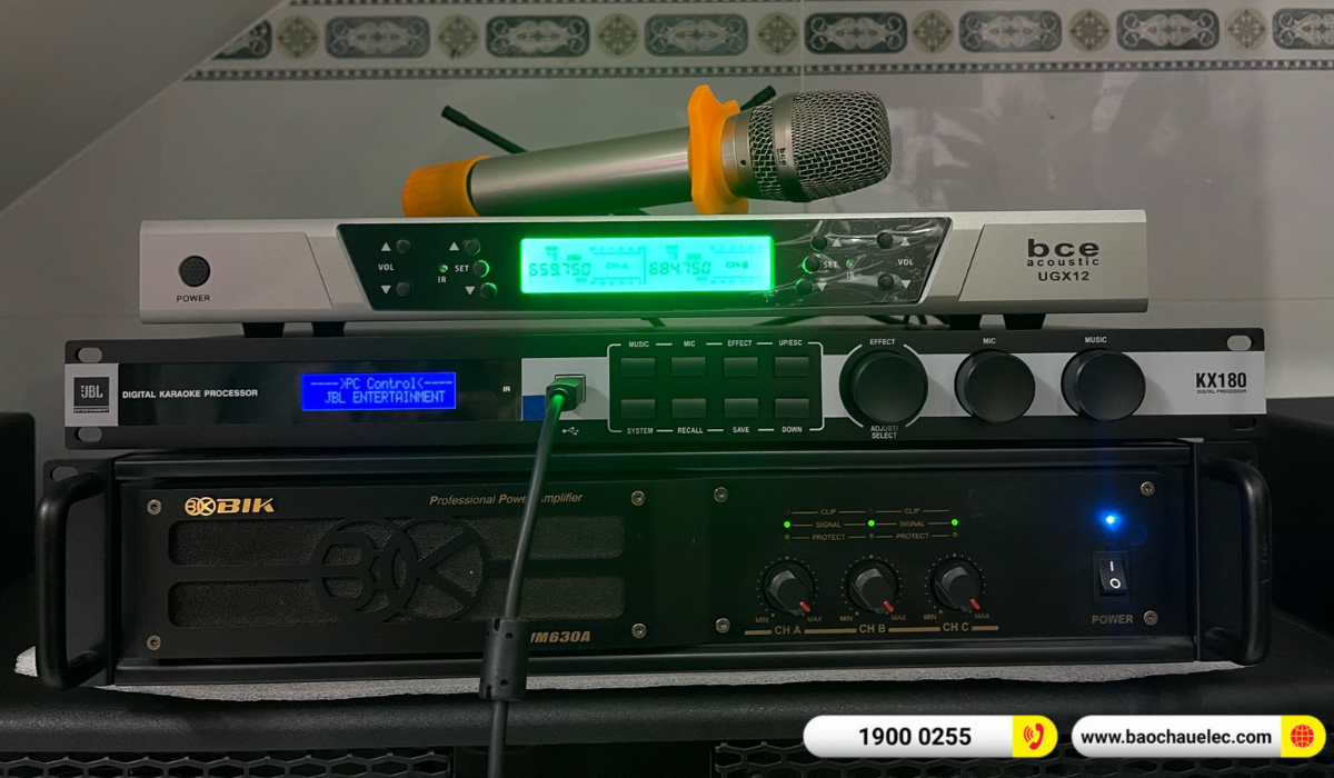 Lắp đặt d&agrave;n karaoke Denon hơn 46tr cho anh Cường tại Đồng Nai
