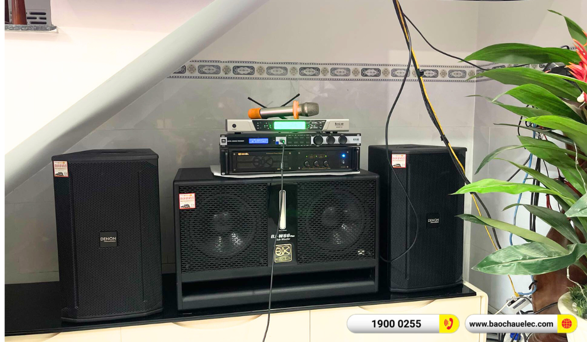 Lắp đặt d&agrave;n karaoke Denon hơn 46tr cho anh Cường tại Đồng Nai