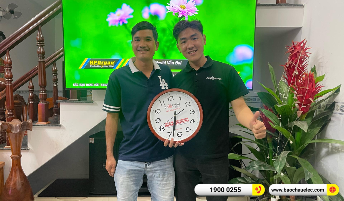 Lắp đặt d&agrave;n karaoke Denon hơn 46tr cho anh Cường tại Đồng Nai