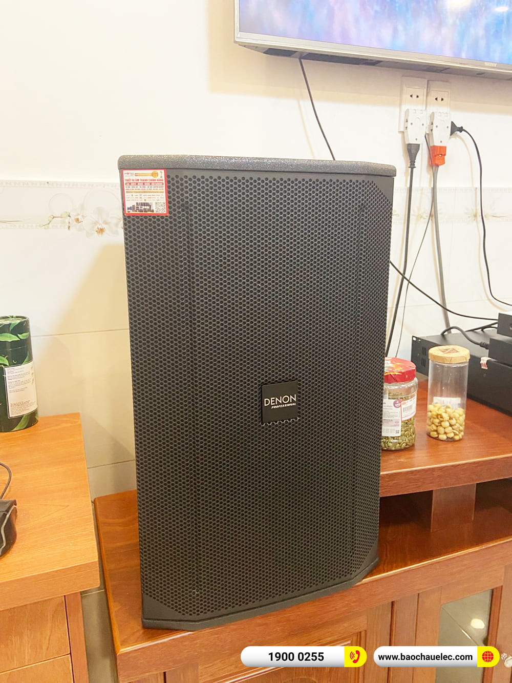 Lắp đặt d&agrave;n karaoke Denon gần 52tr cho anh Diệu ở TPHCM 