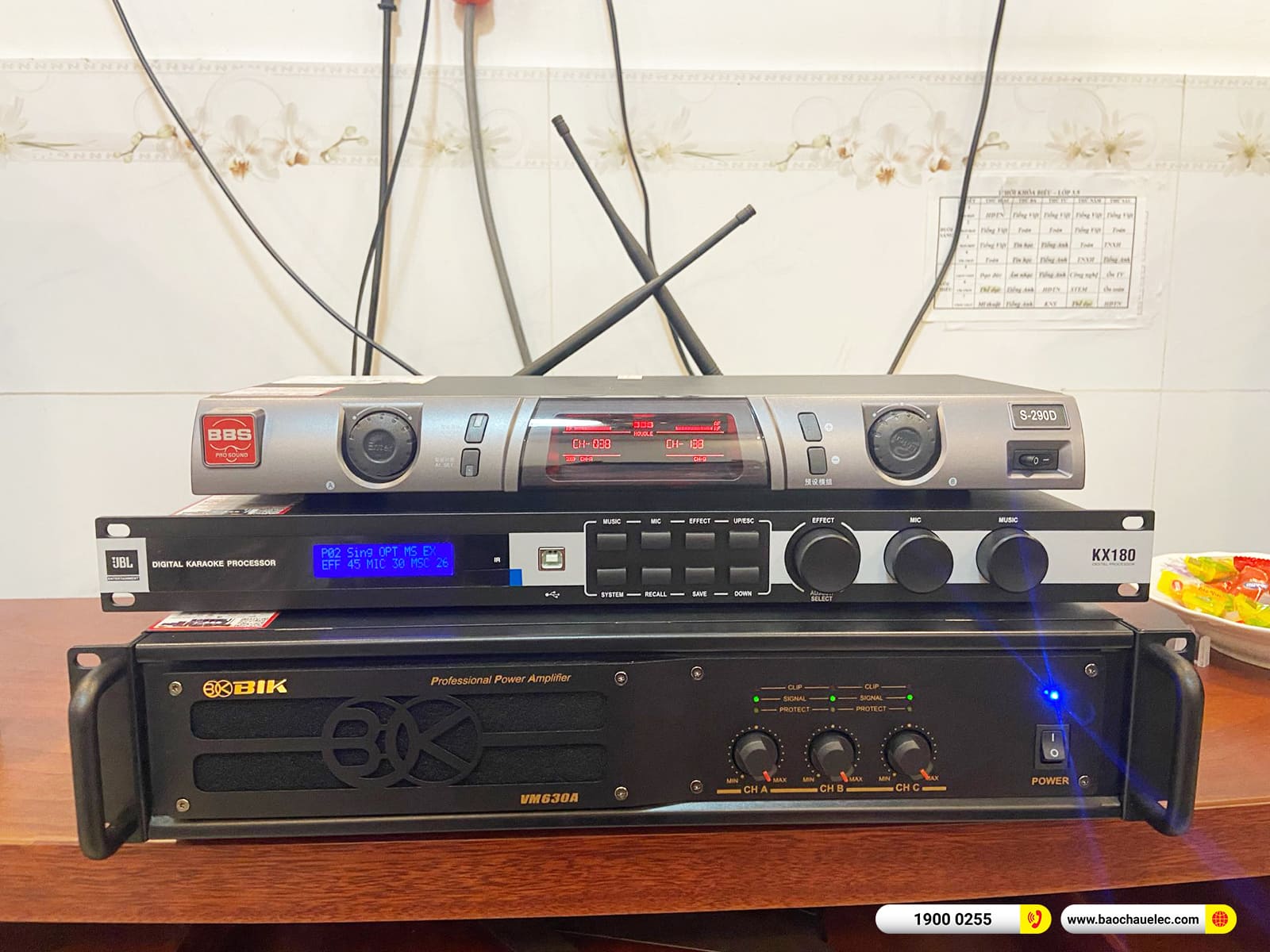 Lắp đặt d&agrave;n karaoke Denon gần 52tr cho anh Diệu ở TPHCM