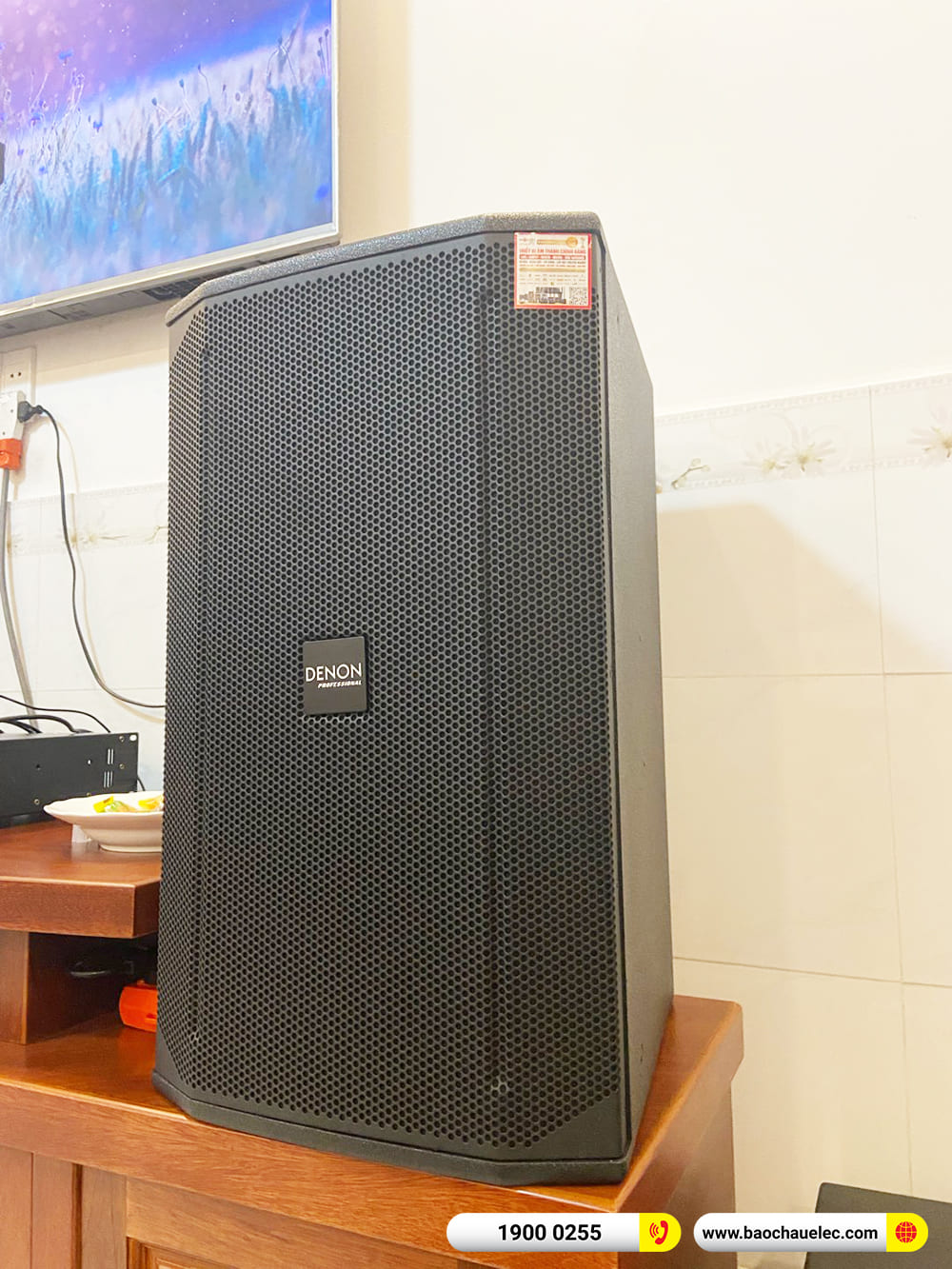 Lắp đặt d&agrave;n karaoke Denon gần 52tr cho anh Diệu ở TPHCM 