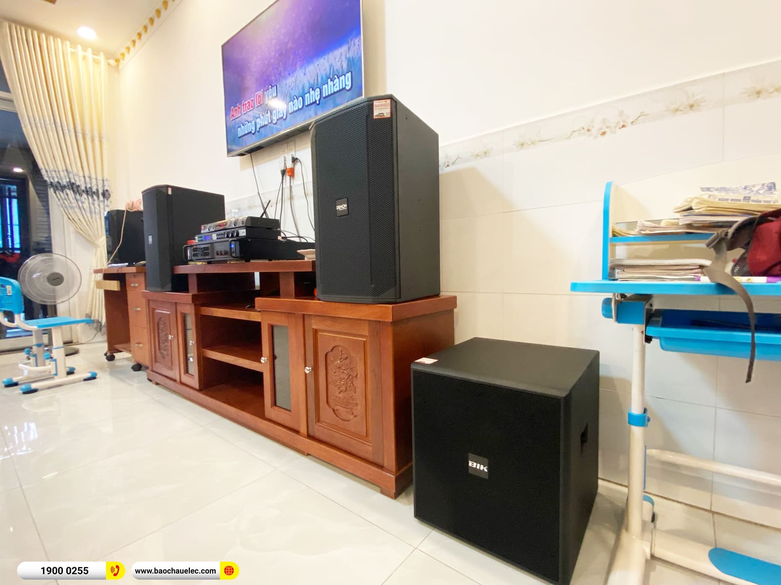 Lắp đặt d&agrave;n karaoke Denon gần 52tr cho anh Diệu ở TPHCM