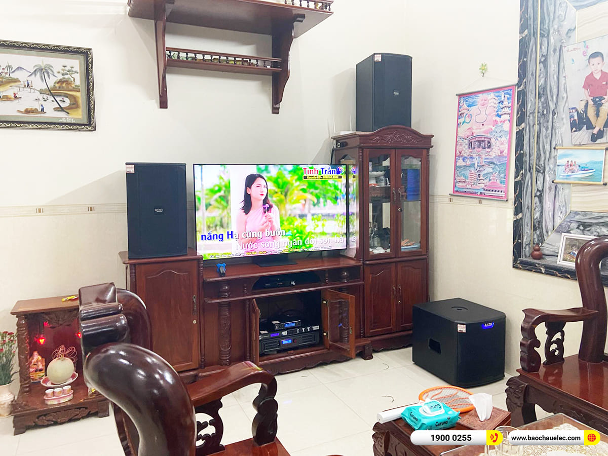 Lắp đặt d&agrave;n karaoke Denon 63tr cho anh Duẩn ở Đồng Nai