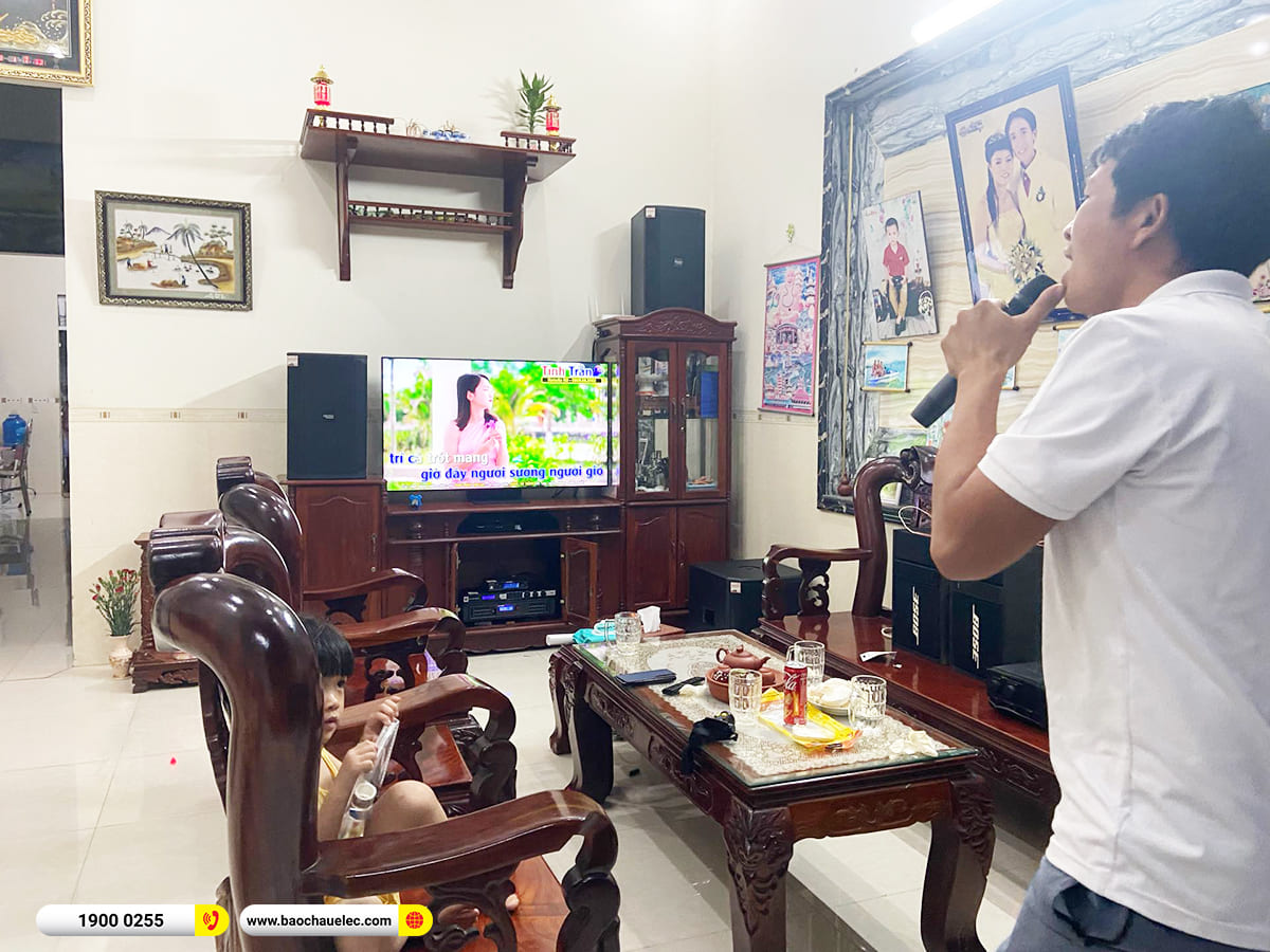 Lắp đặt d&agrave;n karaoke Denon 63tr cho anh Duẩn ở Đồng Nai