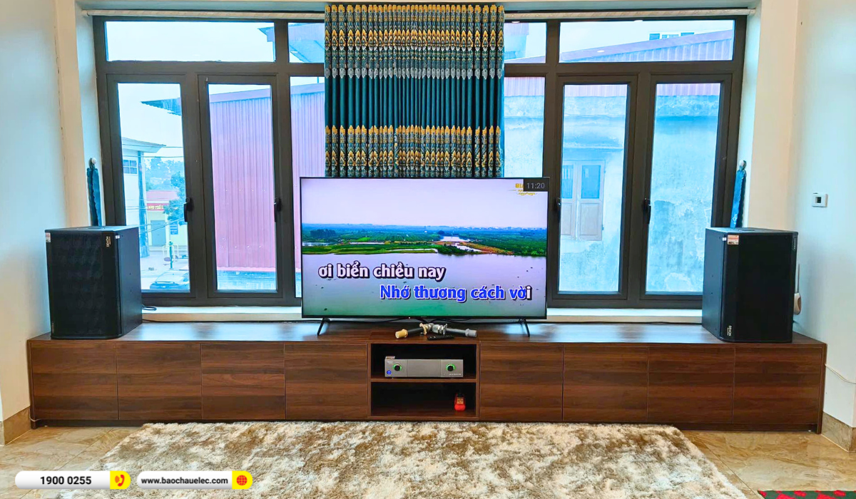 Lắp đặt d&agrave;n karaoke Denon hơn 28tr cho anh Hiện tại Bắc Ninh