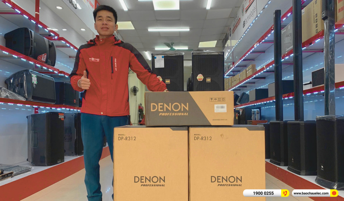 Lắp đặt d&agrave;n karaoke Denon hơn 28tr cho anh Hiện tại Bắc Ninh